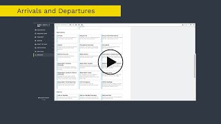Arrivals and Departures