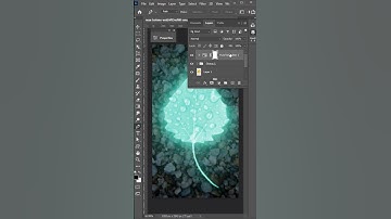 Create a Glow Effect in photoshop - Short Photoshop Tutorial #shortsfeed #photoshoptips