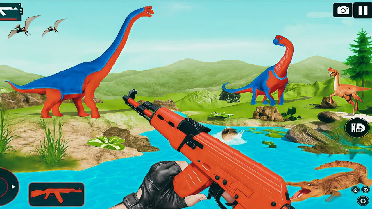 Jurassic Park Dinosaur Game – Carnivores Dinosaur Hunter – Android Gameplay 