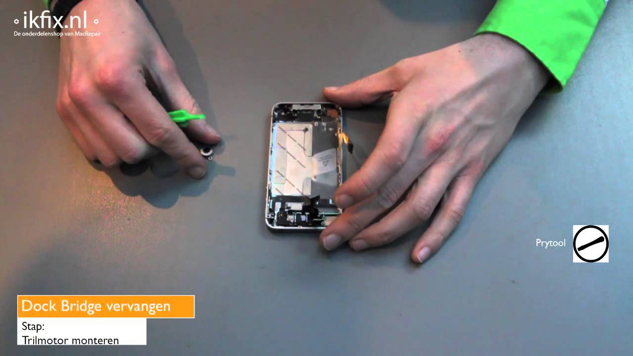 iPhone 4S dock connector vervangen YouTube