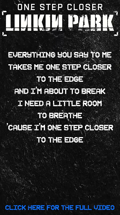 LINKIN PARK: ONE STEP CLOSER (2000) (Short) #linkinpark #linkinparksongs #linkinparkfans #shorts