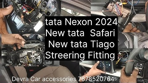 Tata Nexon 2025 base model ✔️ Android & Streering Control wiring 🔥How to Streering airbag Nexon 