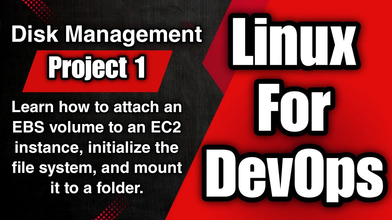 Disk Management in Linux | Attach & Mount AWS EBS Volume on EC2 Step‑by‑Step