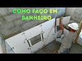 INÍCIO DO REVESTIMENTO EM BANHEIRO ( COMO EU FAÇO )