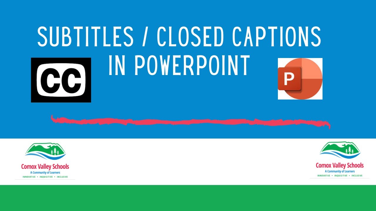 Setting up Live Captions /Subtitles in PowerPoint