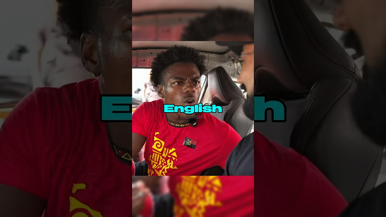 IShowSpeed Thought His Driver Didn’t Speak English 😂