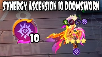10 DOOMSWORN ACTIVATED 4 STAR HANABI IS REAL !! CRAZY DAMAGE MUST WATCH !! MAGIC CHESS GO GO