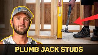 Making Jack Studs Perfect For Easy Door Installation | High Quality Framing Tips