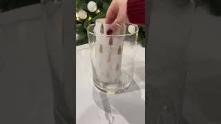 🎄Easy technique to decorate your vases for Christmas🎄 #christmas #diy #diycrafts