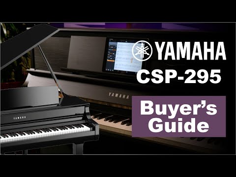 Цифрове піаніно YAMAHA CLAVINOVA CSP-295 (BLACK), відео 1