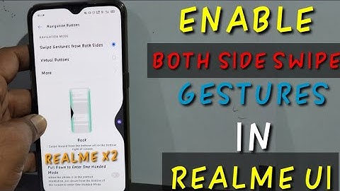 Enable Both Side Swipe Up Gestures in Any Realme | Enable Gestures with Navigation Buttons🔥🔥