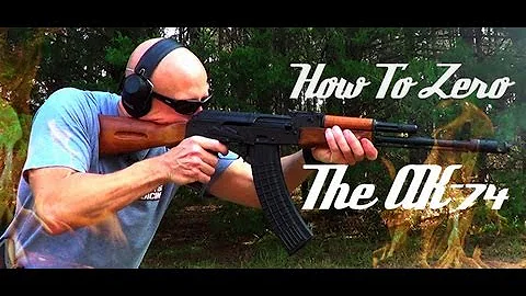 How To: Zero an AK-74 5.45x39 Rifle (HD)