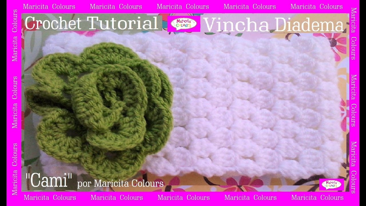 Vincha Diadema A Crochet Cami Por Maricita Colours Tutorial Vincha Diadema A Crochet Cami Por Maricita Colours Tutorial Ganchillo You