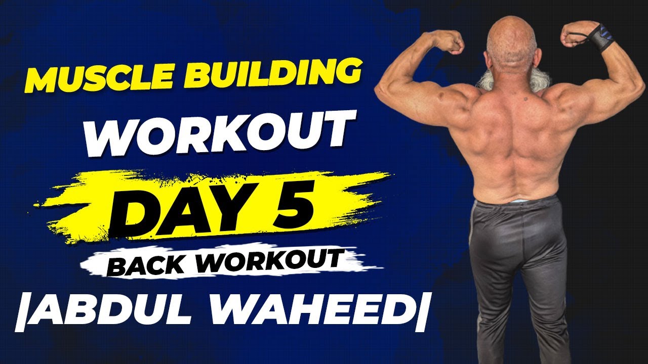 Adam Waheed Muscle Muscle Building Workout DAY 5 | Back workout |Abdul Waheed| - YouTube
