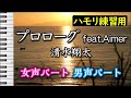 プロローグ feat.Aimer/清水翔太(ハモリ練習用) 歌詞付き音程バー有り 男女デュエット