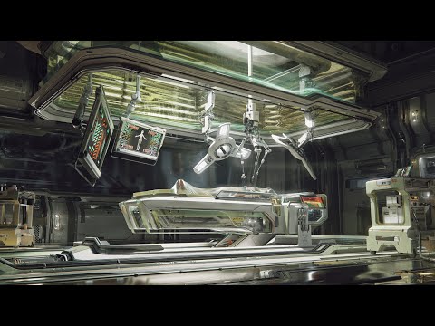 Creating An Incredible Sci-fi Laboratory In Blender / Photoshop [ Timelapse Concept Art ]