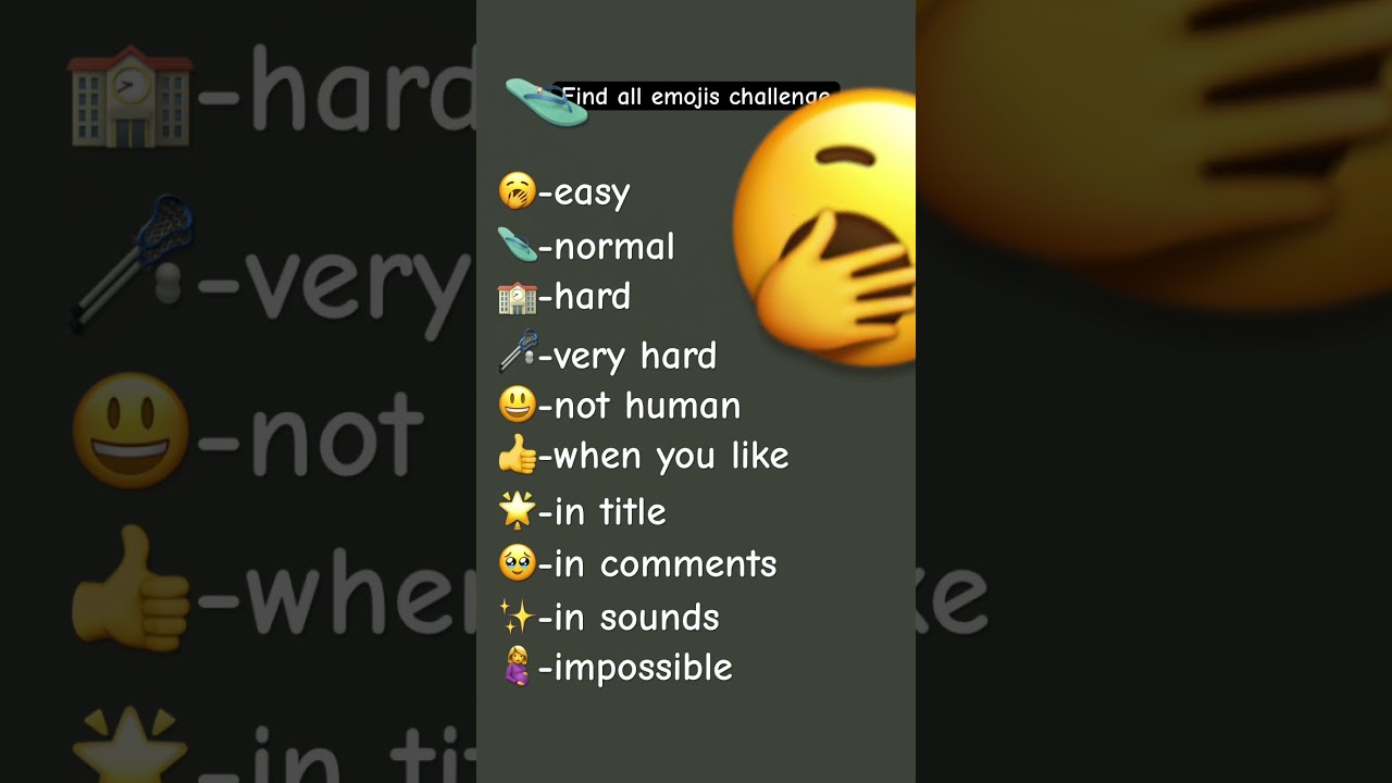 Can you find all emojis? Tell me in the comments🌟!! 