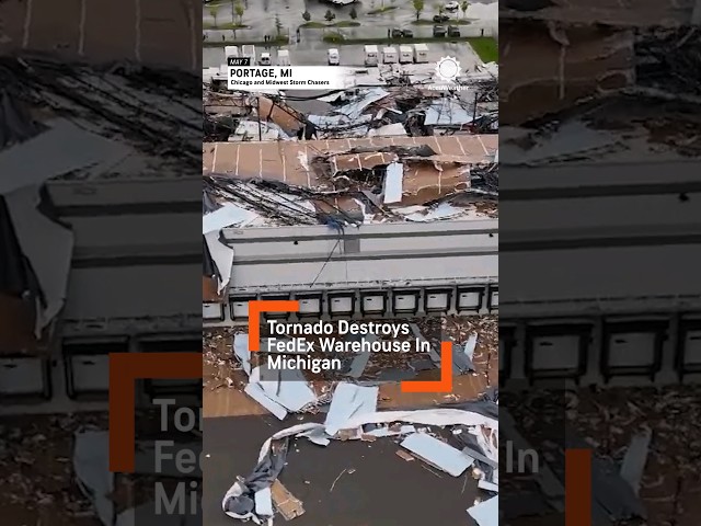 Shocking: FedEx Facility Destroyed by Tornado