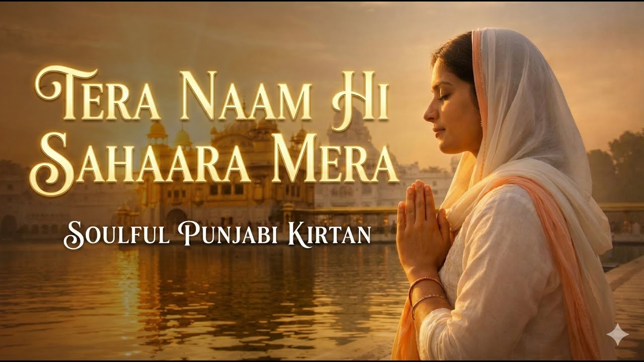 Tera Naam Hi Sahaara Mera | Soulful Punjabi Kirtan for Inner Peace & Spiritual Bliss