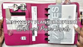 💕REFRESHING MY MINI HAPPY PLANNER💕 | UNBOXING JULY@cloth_and_paper SUB BOX | justrachellew