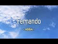 Fernando - KARAOKE VERSION - as popularized by ABBA