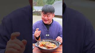 What is hard before eating but becomes soft after eating?  #funny #funnyvideos #mukbang screenshot 2