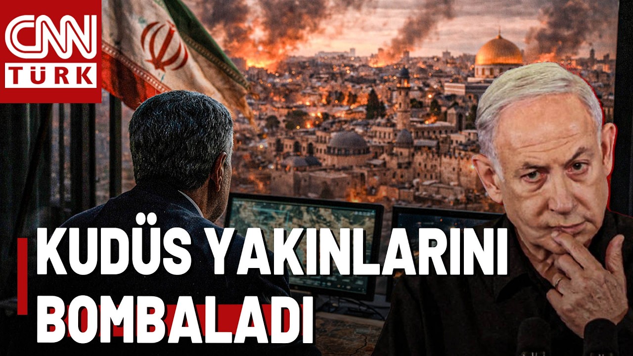 İran, Kudüs Yakınlarına Saldırdı! CNN TÜRK Vurulan İsrail'den Yıkımı Aktardı