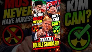 Trump Stuns Reporter With Answer on Iran and North Korea Nukes Short