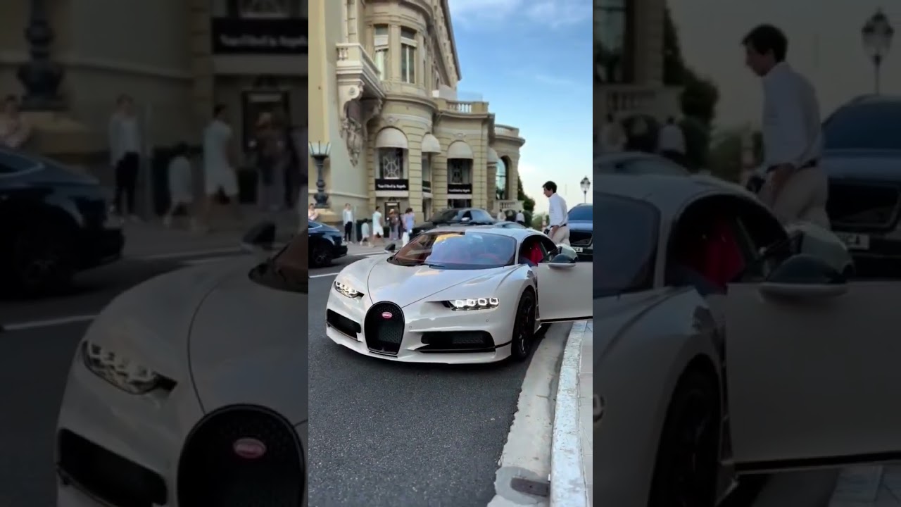 White Bugatti Veyron car entry status