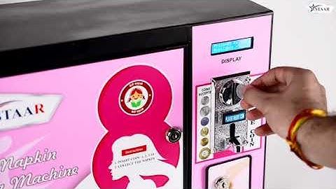 Sanitary napkin vending machine