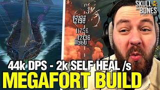 MEGAFORT CORVETTE BUILD 💥 Unkillable + Max DPS | Skull & Bones