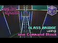 How to make Glass Stepping Stone game in minecraft using command blocks!(PE, Bedrock)