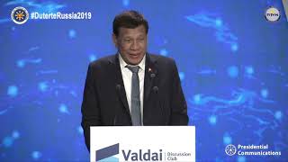 Plenary Session of the 16th Annual Meeting of the Valdai Discussion Club (Speech) 10/3/2019