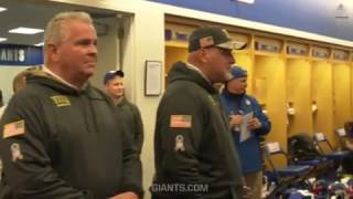 Giants does the Mannequin challenge