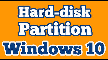 Create or Resize Hard-Disk Partition on Windows 10 without any software