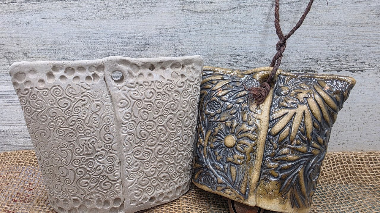 Making a Textured Bell with clay. 11.24.25 - YouTube