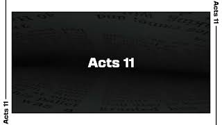 Acts 11 Bible Reading | NIV
