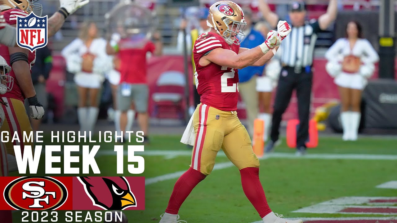 ⁣San Francisco 49ers vs. Arizona Cardinals Game Highlights | NFL 2023 Week 15