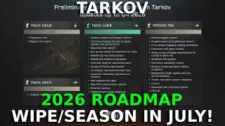 WIPE/SEASON IN JULY | Escape from Tarkov 2026 Roadmap