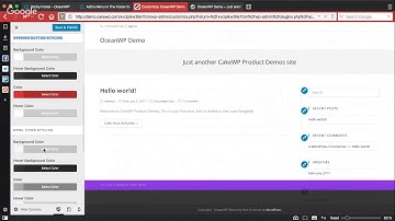 Ocean Sticky Footer - OceanWP