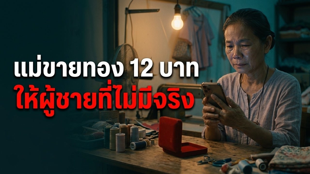 แม่ผมขายทอง 12 บาทให้ผู้ชายในแชตที่ไม่เคยเจอหน้า... เขามีอีก 5 ชื่อ |