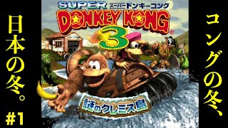 新春生配信】スーパードンキーコング3 謎のクレミス島 実況【クリア