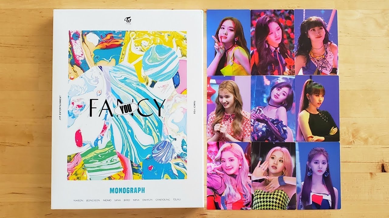 트와이스 Twice Fancy You Monograph Unboxing Youtube