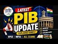 "Daily PIB Current Affairs in 60 Seconds”