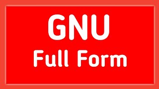 What is the full form of GNU - GNU mining - Learn Full Form Profile