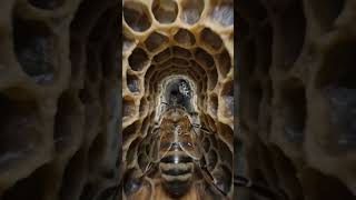 🐝 Honey Bee POV Adventure | Tiny Camera Journey Inside The Bee World #Shorts