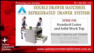 Adande Double Drawer Matchbox Refrigerated Drawer Systems
