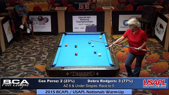 2015 Nationals Warm-Up: Cee Perez vs Debra Rodgers