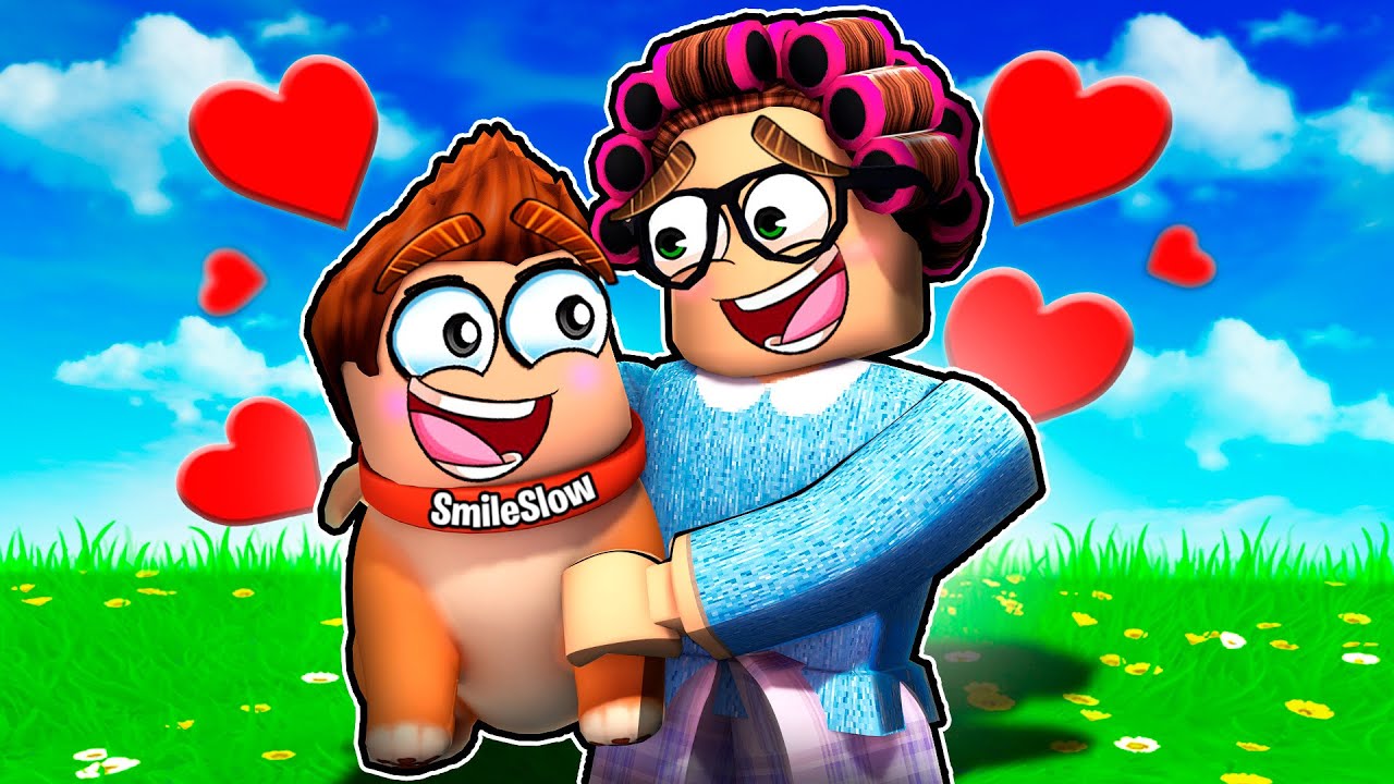 HISTORIA PIESKA SMILESLOW ADOPTOWANEGO PRZEZ BABCIĘ 😇 (Roblox Pet Story)