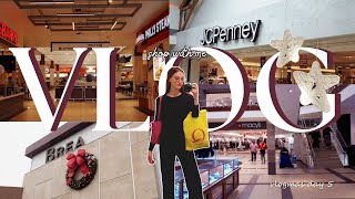 SHOP WITH ME * mall vlog* 🛍️ Warby Parker, Macy's, Kohls, Fashion Q, JC Penney ✨🎁 vlogmas day 5